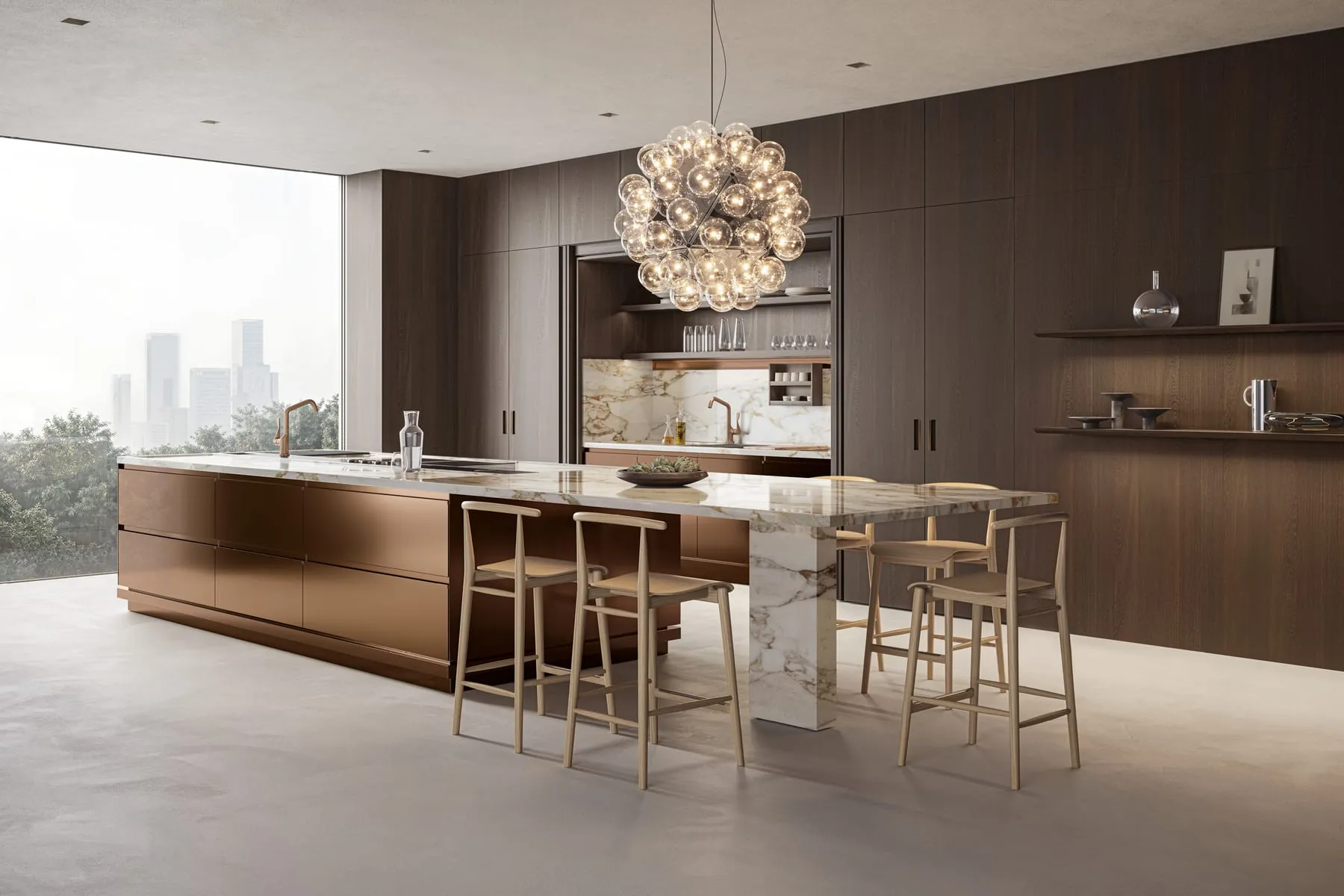 Кухня Arclinea Convivium с островом
